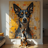 Custom Pet Portrait - Abstract Style Bondel Co.