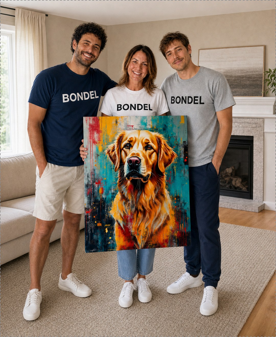 Bondel founder with pet
