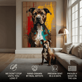 Custom Pet Portrait - Abstract Style