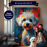 Custom Pet Portrait - Abstract Style