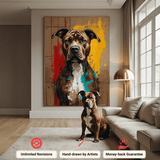 Custom Pet Portrait - Abstract Style Bondel Co. 