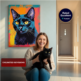 Custom Pet Portrait - Pop-Art Style