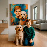 Custom Pet Portrait - Abstract Style