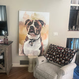Custom Pet Portrait - Watercolor Style