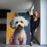 Custom Pet Canvas Gift Card